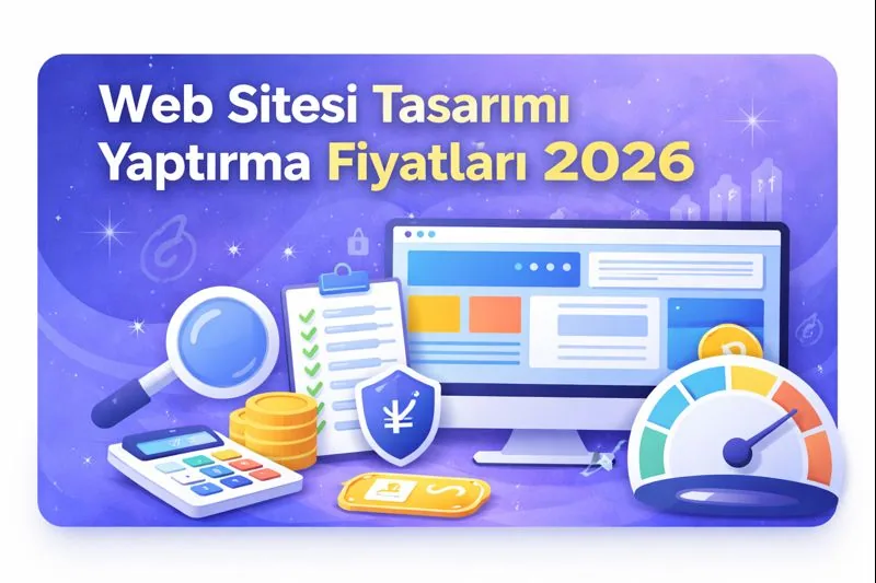 Web sitesi tasarımı yaptırma fiyatları 2026: paketler, maliyet listesi ve teslim süreleri
