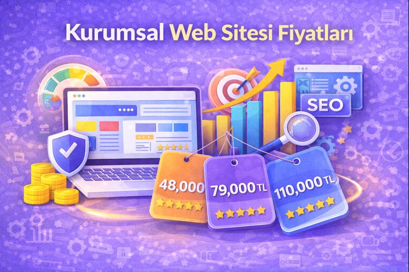 Kurumsal web sitesi fiyatları: özel tasarım, SEO, güvenlik, performans ve kurumsal ihtiyaçlara göre fiyatlandırma