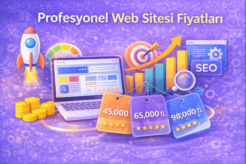 Profesyonel web sitesi fiyatları: özel tasarım, SEO, performans ve güvenlik odaklı paketler